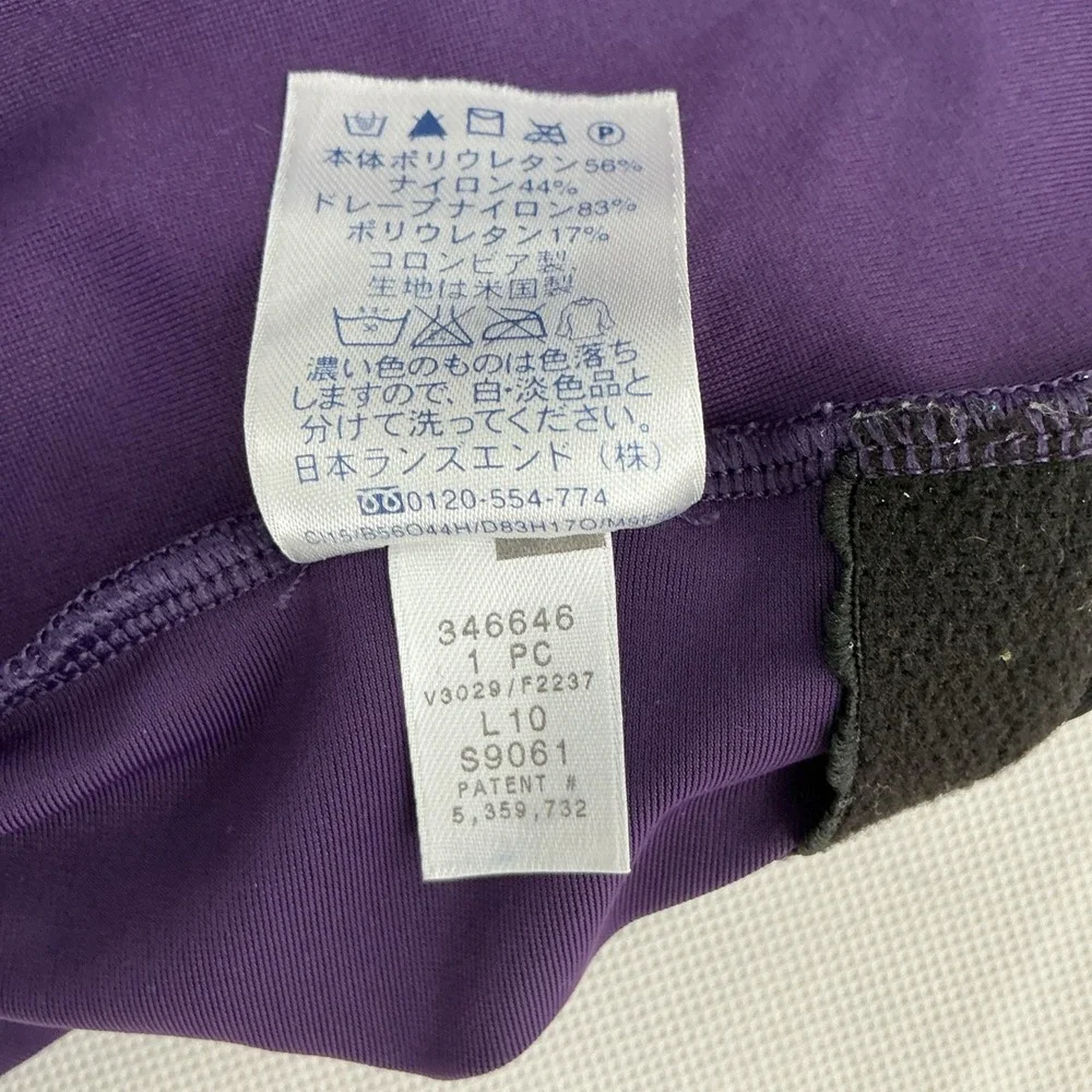 Lands' End Slender Carmela Tummy Control One-Piece Swimsuit Size 18D Purple